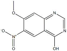 7-Methoxy-6-nitroquinazolin-4-ol Struktur