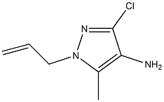 1-allyl-3-chloro-5-Methyl-1H-pyrazol-4-aMine Struktur