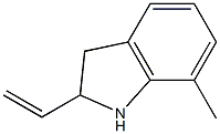 7-Methyl-2-vinyl-2,3-dihydro-1H-indole Struktur