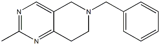 6-Benzyl-2-Methyl-5,6,7,8-tetrahydro-pyrido[4,3-d]pyriMidine Struktur