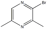 2-broMo-3,5-diMethylpyrazine Struktur