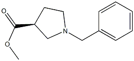 (S)-Methyl 1-benzylpyrrolidine-3-carboxylate Struktur