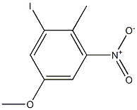 1-iodo-5-Methoxy-2-Methyl-3-nitrobenzene Struktur