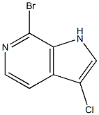 7-BroMo-3-chloro-6-azaindole Struktur