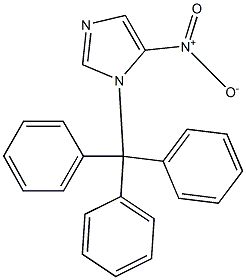 5-nitro-1-trityl-1H-iMidazole Struktur