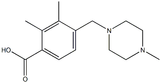 DiMethyl -4-[(4-Methyl-1-piperazinyl)Methyl]benzoic acid Struktur