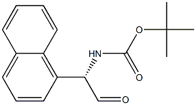 (S)-tert-Butyl (1-(naphthalen-1-yl)-2-oxoethyl)carbaMate Struktur