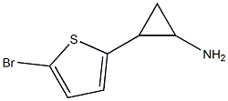 2-(5-BroMothiophen-2-yl)cyclopropanaMine Struktur