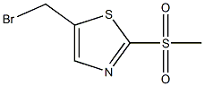 5-(BroMoMethyl)-2-(Methylsulfonyl)thiazole Struktur