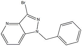 1-benzyl-3-broMo-1H-pyrazolo[4,3-b]pyridine Struktur