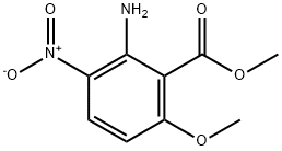 2-AMino-6-Methoxy-3-nitro-benzoic acid Methyl ester Struktur