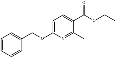 ethyl 6-(benzyloxy)-2-Methylpyridine-3-carboxylate Struktur