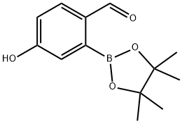 4-hydroxy-2-(4,4,5,5-tetraMethyl-1,3,2-dioxaborolan-2-yl)benzaldehyde Struktur