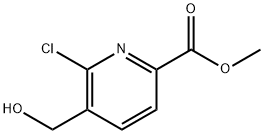 Methyl 6-chloro-5-(hydroxyMethyl)picolinate Struktur