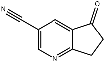 5-oxo-6,7-dihydro-5H-cyclopenta[b]pyridine-3-carbonitrile Struktur