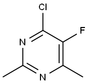 4-Chloro-5-fluoro-2,6-diMethyl-pyriMidine Struktur