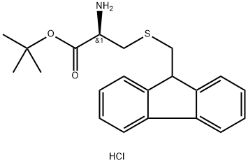 S-9-FluorenylMethyl-L-cysteine tert-butyl ester hydrochloride Struktur