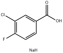 SodiuM 3-chloro-4-fluorobenzoate Struktur