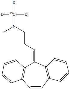 Cyclobenzaprine-13C-d3 Struktur