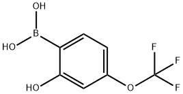 2-hydroxy-4-(trifluoromethoxy)phenylboronic acid Struktur