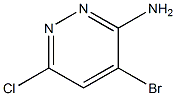 4-BroMo-6-chloro-pyridazin-3-ylaMine Struktur