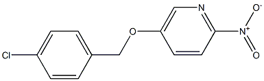 5-(4-Chloro-benzyloxy)-2-nitro-pyridine Struktur