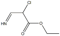 ethyl 2-chloro-3-iMinopropanoate Struktur