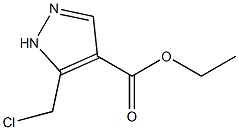 5-ChloroMethyl-1H-pyrazole-4-carboxylic acid ethyl ester Struktur