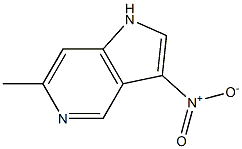 6-Methyl-3-nitro-5-azaindole Struktur