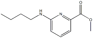 Methyl 6-(butylaMino)picolinate Struktur