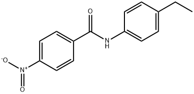 N-(4-Ethylphenyl)-4-nitrobenzaMide Struktur