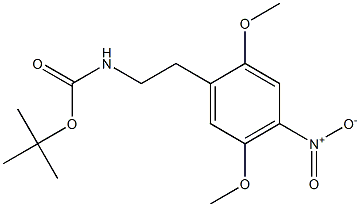 N-Boc-2,5-diMethoxy-4-nitro-phenethylaMine Struktur