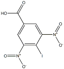 3,5-dinitro-4-Iodobenzoic acid Struktur