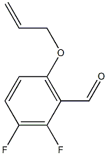 6-(allyloxy)-2,3-difluorobenzaldehyde Struktur