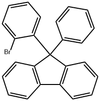 9-(2-BroMo-phenyl)-9-phenyl-9H-fluorene Struktur