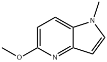 5-Methoxy-1-Methyl-1H-pyrrolo[3,2-b]pyridine Struktur