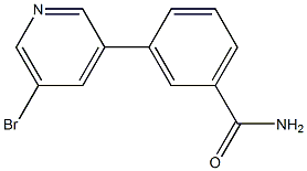 3-(5-broMopyridin-3-yl) benzaMide Struktur