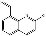 2-chloroquinoline-8-carbaldehyde Struktur