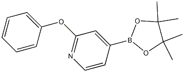 2-phenoxy-4-(4,4,5,5-tetraMethyl-1,3,2-dioxaborolan-2-yl)pyridine Struktur