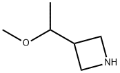 3-(1-Methoxyethyl)azetidine hydrochloride Struktur