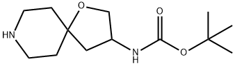 TERT-BUTYL 1-OXA-8-AZASPIRO[4.5]DEC-3-YLCARBAMATE Struktur