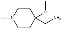 1-Methyl-4-Methoxy-piperidine-4-MethylaMine Struktur