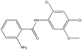 2-aMino-N-(2,4-dichloro-5-Methoxyphenyl)benzaMide Struktur