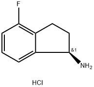 (R)-4-Fluoroindan-1-aMine hydrochloride Struktur