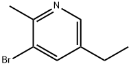 3-BroMo-5-ethyl-2-Methylpyridine Struktur