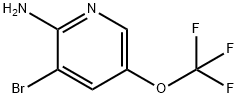 3-broMo-5-(trifluoroMethoxy)pyridin-2-aMine Struktur