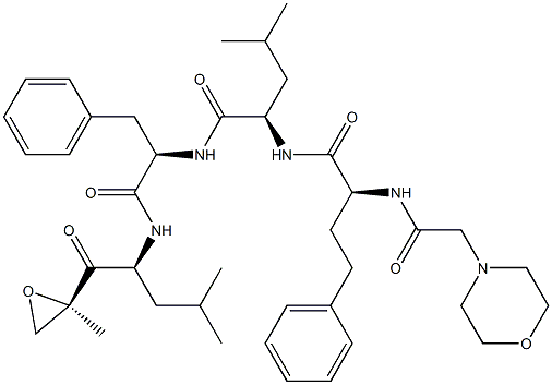 (R)-4-甲基-N-((R)-1-(((S)-4-甲基-1-((R)-2-甲基環(huán)氧乙烷-2-基)-1-氧代戊烷-2-基基)氨基)-1-氧代-3-苯基丙-2-基)-2-((S)-2-(2-嗎啉代)-4-苯基丁酰胺基)戊酰胺