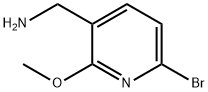 (6-BroMo-2-Methoxypyridin-3-yl)MethanaMine Struktur