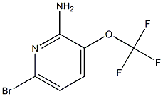 6-bromo-3-(trifluoromethoxy)pyridin-2-amine Struktur