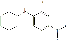 2-chloro-N-cyclohexyl-4-nitroaniline Struktur